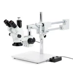 Amscope 3.5X-90X Simul-focal Stereo Zoom Microscope On Boom Stand + Led Ring Lig. Fixed Price $791.99.