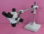 Olympus SZ61TR Trinocular Stereo Microscope 6.7X-45X Zoom & Boom Stand. Fixed Price $1399.00.