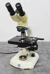 Carl Zeiss 46-70-86 Binocular Compound Microscope With Light And 3 Objectives. Fixed Price $499.99.
