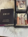 Dior Addict Gloss & Lipstick Set Pink Nude Brown Gift Box Presentation. Fixed Price $69.99.