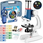 58-PIECE Kids Microscope Kit 100X-1200X Magnification, Metal Body, Led Ligh.... Fixed Price $62.78.