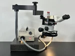 Leica Wild M3Z Stereo Zoom Microscope W/ Boom Stand Ring Light Techni-quip Illum. Fixed Price $2500.00.