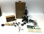 Vintage Unitron Zm-mleb Microscope Kit With Original Wooden Case & Accessories. Fixed Price $99.99.