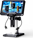 7" Digital Soldering Microscope With Remote For Electronics Repair, 1200X Ips. Fixed Price $72.75.