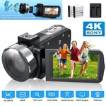 4K Video Camera 48MP Uhd Camcorder Wifi Digital 16X Zoom Youtube. Fixed Price $72.19.