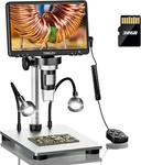 Tomlov 7"/10" Digital Microscope 1200-1500X Coin Soldering Magnifier. Fixed Price $109.00.