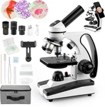 40X-2000X Compound Microscope For Kids & Adults With Slides Phone Adapter. Fixed Price $133.99.