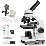 Maxlapter Microscope Kit For Kids 8-12 With Prepared Slides, 100-1000X Profes.... Fixed Price $78.96.