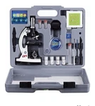 Amscope 52PC 120X-1200X Kids Starter Compound Microscope Portable Science Kit. Fixed Price $40.00.