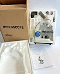 National Optical SS-110 Monocular Microscope 4X 10X 40X Objectives Led Open Box. Fixed Price $94.00.