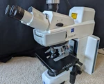 Zeiss Axio SCOPE.A1 Trinocular Pathology Microscope Six Objectives + 100X Zoom. Fixed Price $5835.00.