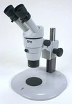 Nikon SMZ-10A Stereo Microscope, Binocular, 10X/24 Eyes, Plan 1X, Plain Stand. Fixed Price $750.00.