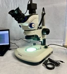 Kaisi 7X-50X New Trinocular Stereo Zoom Microscope 5MP Camera (3) Type Lighting. Fixed Price $1025.00.