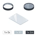 Zeiss Microscope Filter Set 50 Cy Shift Free (e) In Reflector Module. Fixed Price $407.25.