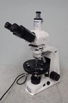 Meiji Techno MX9200 Trinocular Polarizing Microscope W/ 3 Objectives, Eye Pieces. Fixed Price $1320.00.