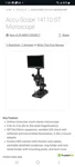 Unitron Trinocular Zoom Stereo MICROSCOPE0.8X 3.5X (8X 35X Total Magnifi. Fixed Price $1400.00.