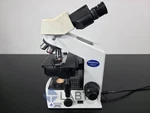 Olympus CX21FS1 Binocular Biological Microscope 4X, 10X, 40X, 100X Objectives. Fixed Price $350.00.