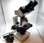 Omax Binocular Compound Microscope (parts & Repair Only!) (light Does Not Work!). Fixed Price $75.00.
