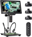 Elikliv 10.1" Digital Microscope 4K 3 Lens Hdmi For Soldering Coins Biology Lab. Fixed Price $139.99.