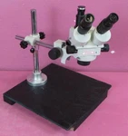 Meiji Techno EMZ-5TR Zoom Trinocular Stereo Microscope 7X-45X Mag. & Boom Stand. Fixed Price $1299.00.
