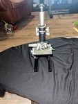 Vintage Monolux Microscope No. 9010 Original Wood Carrying Case Extra Lens. Fixed Price $29.95.