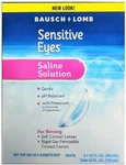 Bausch And Lomb Sensitive Eyes Saline Solution Ph Balanced 24 Ounce Twin Pack. Fixed Price $20.03.