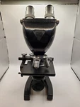 1944 Bausch & Lomb Binocular Microscope W/ Optics And 10X, 43X 97X Lens. Fixed Price $129.00.