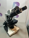 Fisher Scientific Micromaster 12-561-4B Microscope With Objectives, Needs Bulb. Fixed Price $84.15.