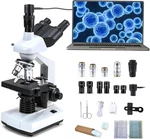 40X-5000X Compound Trinocular Microscopes For Adults, With 5.0 Cam. Fixed Price $738.05.