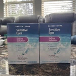 Bausch & Lomb Sensitive Eyes Plus, 12 Ounce, Twin Pack. Lot Of 2-TOTAL-48 Fl Oz. Fixed Price $19.99.