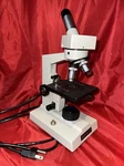 Meiji Monocular Microscope - 4X/10X/40X Made In Japan Light Works. Fixed Price $114.99.