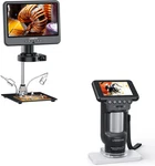 LM208S 4K Hdmi Digital Microscope 10.1'' With Ring Light + LM013 For. Fixed Price $467.04.