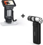 LM203 4" Handheld Digital Microscope With Screen, 200X Portable For. Fixed Price $118.74.
