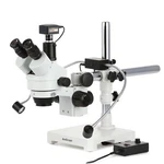 Amscope 7X-45X Trinocular Stereo Zoom Boom Microscope +dual LED+20MP Camera USB3. Fixed Price $1607.99.