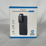 Apexel 200X Magnification Smartphone Microscope Nib. Fixed Price $16.99.