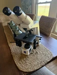 Carl Zeiss Axiolab Microscope W/ 5X 10X 20X Objectives + Pl 16X Eyepieces. Fixed Price $420.00.