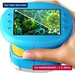Odatay 4K 1000X Digital Microscope For Kids With Long Distance Viewing & 2.4". Fixed Price $79.98.