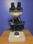 Seiler Microlux Ii Binocular Microscope - 4 Objectives, Mechanical Stage Lab. Fixed Price $130.00.