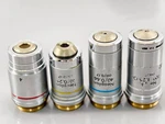 Reichert Microstar Microscope Objective Set 4X 10X 40X 100X Achro Neoplan. Fixed Price $134.99.