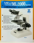Meiji Techno ML2000 Series Laboratory Microscopes Catalog.. Fixed Price $39.99.
