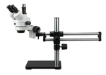 Amscope 3.5X-180X Trinocular Stereo Microscope On Ball Bearing Boom Stand. Fixed Price $915.99.