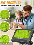 Lcd Digital Microscope,annlov 4.3 Inch Handheld Usb 50X-1000X. Fixed Price $38.00.