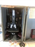 American Optical Ao Spencer Stage Microscope B-35-83 W Case. Fixed Price $90.00.