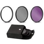 Uv+cpl+fld Lens Filter Set 55MM For Cannon Sony Olympus Digital Slrs. Fixed Price $13.29.