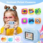 Instant Print 1080P Hd Digital Cameras W/ 32GB Storage Card 4 Paper Rolls. Fixed Price $43.99.