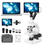 40X-2000X Zoom Three-eye Mechanical Microscope, Laboratory Binocular Biological. Fixed Price $227.91.