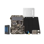 Yellowstone Y2 Trail Camera Bundle With Battery, Solar Panel, And Accessories. Fixed Price $224.99.