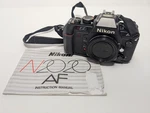 Nikon N2020 35MM Af Film Slr Camera (body Only) As Is For Repair W/ Manual. Fixed Price $24.99.