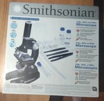 Smithsonian 22249 Microscope, 150X 450X 900X, Built-in Light, Accessories. Fixed Price $24.99.