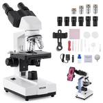 Vevor Binocular Compound Microscope Kit 40-5000X Dual Stage Two Set Of Eyepieces. Fixed Price $186.99.